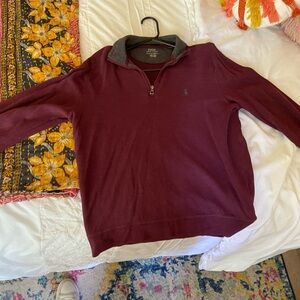 Vintage ralph lauren polo halfzip